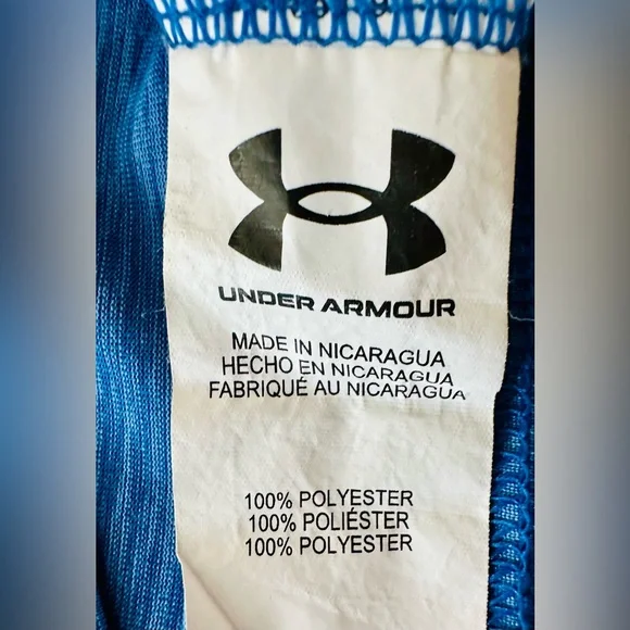 Zara & Under Armour Blue Long-Sleeved T-Shirts size 7 - Picture 9 of 9